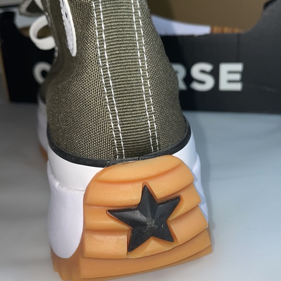 Converse Run Star Hike High
Cargo Khaki, new, size 11.5, very comfy, last one! - Picture 7 of 11